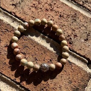 Natural Stone Beaded Bracelet
